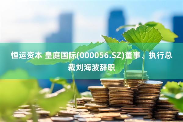 恒运资本 皇庭国际(000056.SZ)董事、执行总裁刘海波辞职