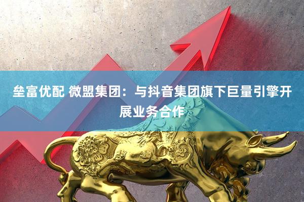 垒富优配 微盟集团:与抖音集团旗下巨量引擎开展业务合作
